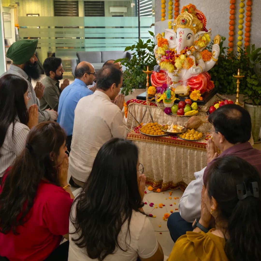 New Financial Year Pooja at TRB House